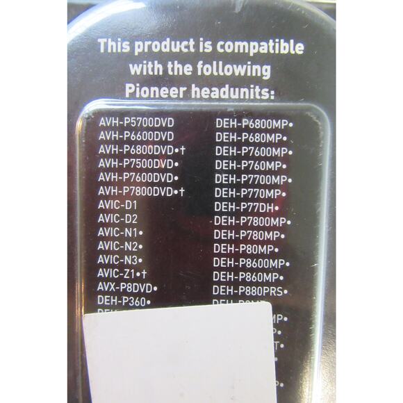 SIRIUS CONNECT PIONEER COMPATIBLE SATELLITE RADIO TUNER SIR-PNR2 Sealed Unopened - Picture 7 of 8